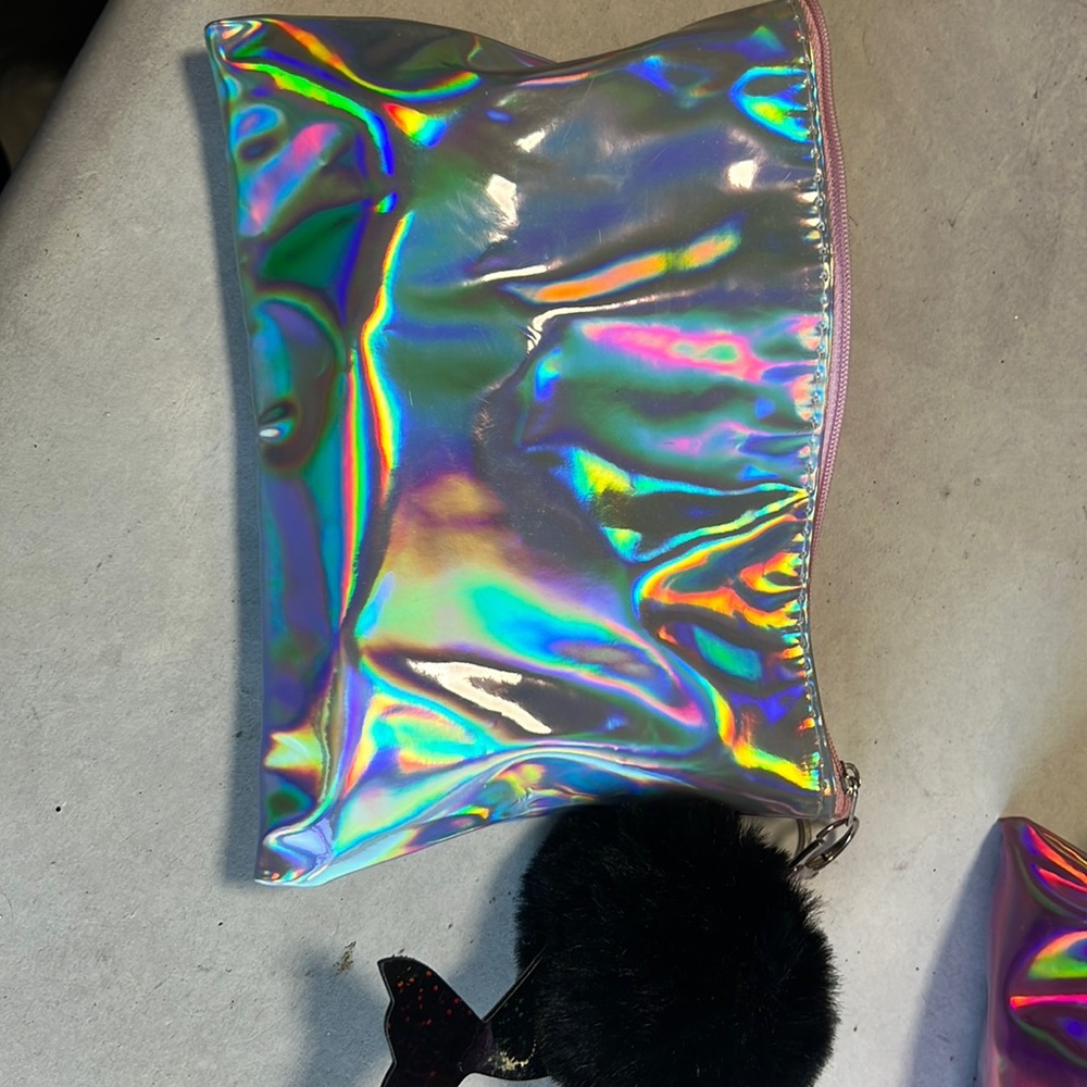 Makeup bag and contents
